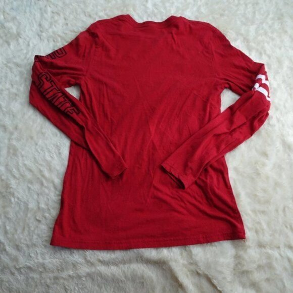 NCAA Ohio State Buckeyes Brutus Red L/S Shirt Size Small - Picture 6 of 6